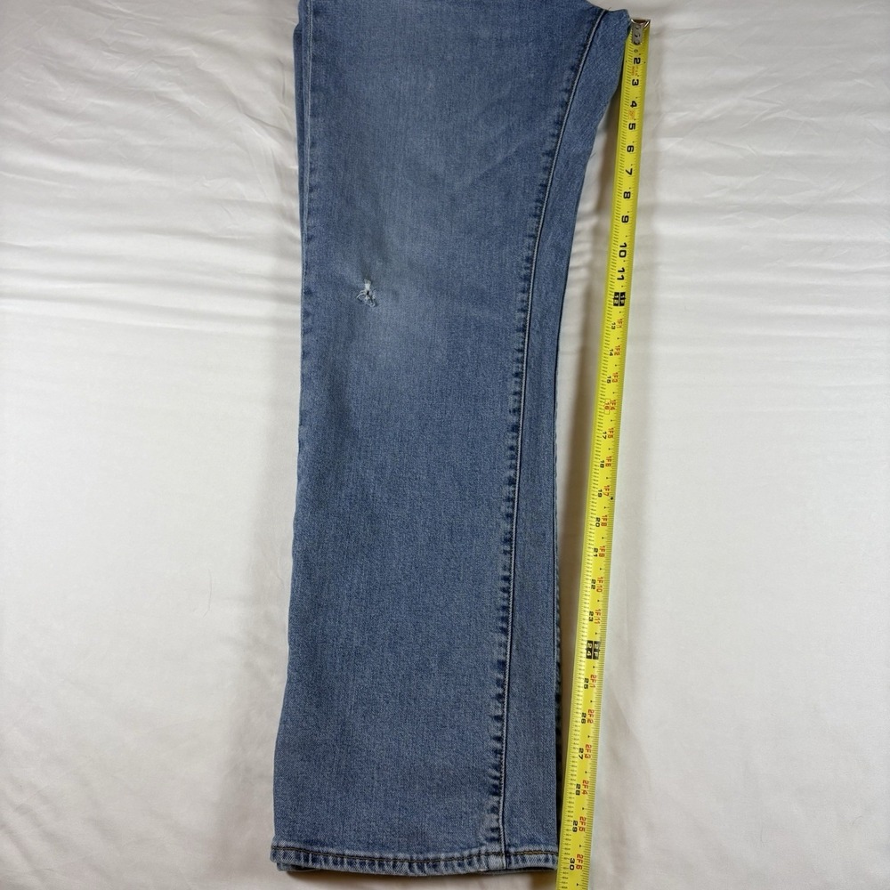 Levi's 514 Straight Fit Jeans Mens 40x32 Blue Denim Premium Casual Classic - Picture 12 of 13